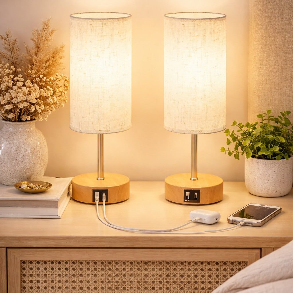 Lampes de Chevet Tactiles Lot de 2