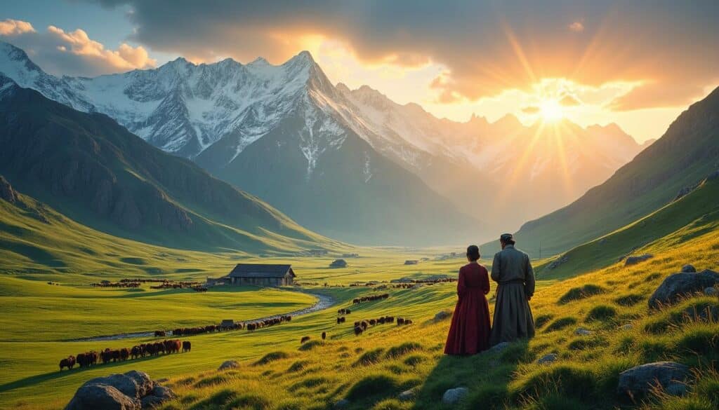 explorez le kirghizistan nomade à travers une immersion solidaire authentique, découvrez ses paysages époustouflants et sa culture riche en partage et respect.