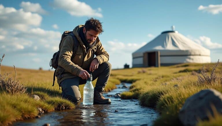 découvrez comment filtrer efficacement votre eau potable pour garantir une expédition sûre et réussie dans les steppes isolées de mongolie.