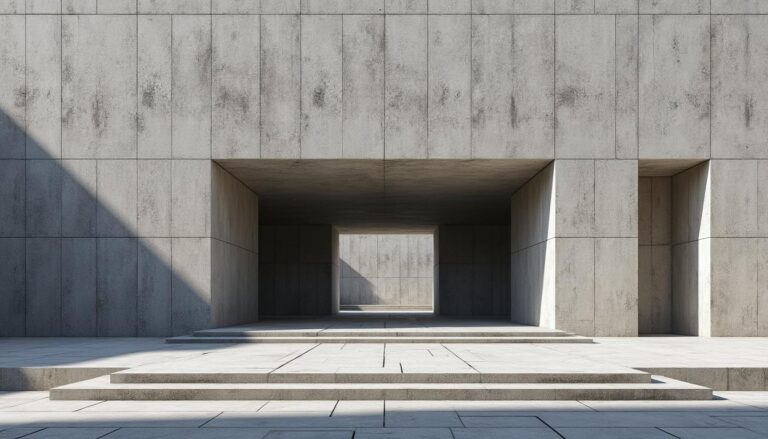 découvrez un hommage à l'architecture brutaliste avec le maintien des murs en béton banché apparent, célébrant l'esthétique brute et authentique de ce style architectural.
