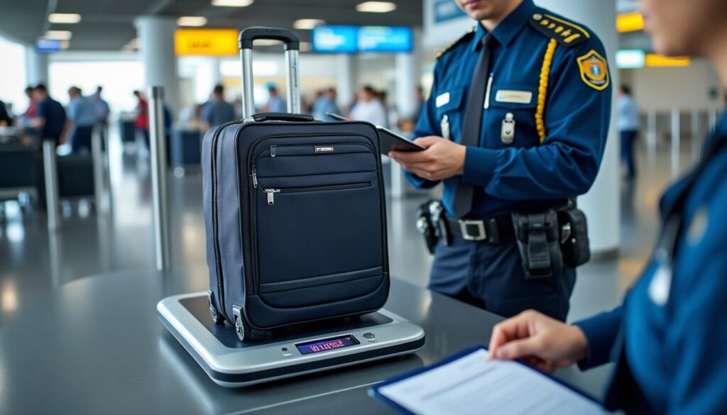 découvrez l'importance du contrôle strict du poids des bagages pour éviter les surtaxes avant la déclaration en douane et voyagez sereinement.