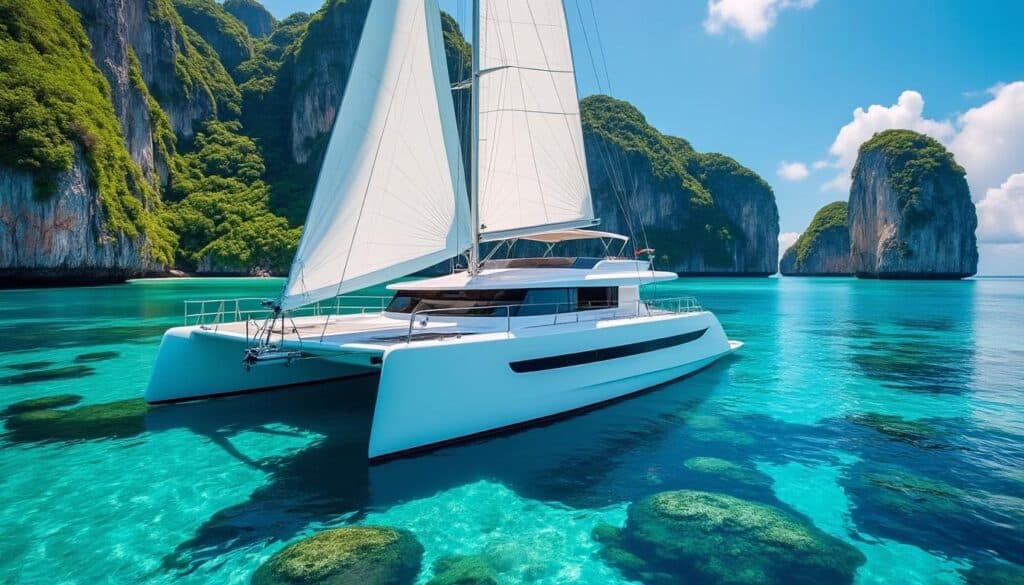découvrez les eaux cristallines de palawan aux philippines à travers une aventure nautique en voilier, alliant exploration et beauté naturelle.