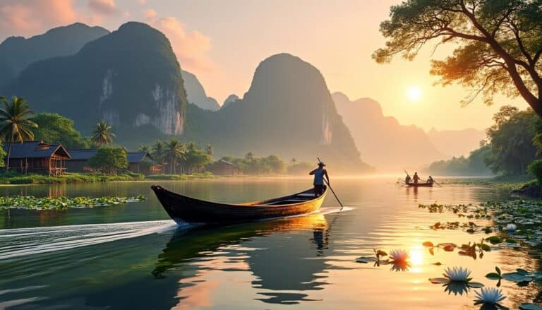 découvrez la magie du mékong au laos à travers une croisière lente et relaxante, parfaite pour une escapade détente entre paysages pittoresques et culture authentique.