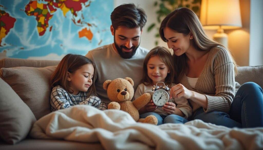 découvrez comment adapter l’itinéraire familial avec enfants pour éviter les effets du lourd décalage horaire et profiter pleinement de votre voyage.