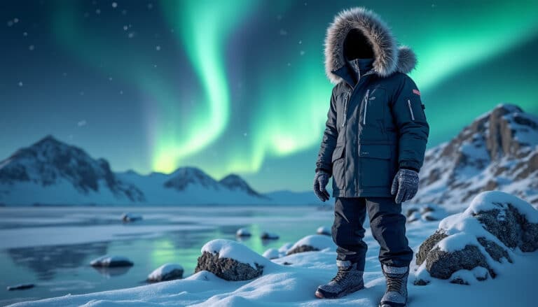 découvrez l'équipement hivernal polaire essentiel pour affronter les conditions extrêmes et profiter pleinement des aurores boréales en toute sécurité et confort.
