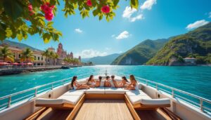 découvrez une croisière détente luxueuse le long des rives pittoresques de carthagène, en colombie, alliant confort raffiné et paysages enchanteurs pour une expérience inoubliable.