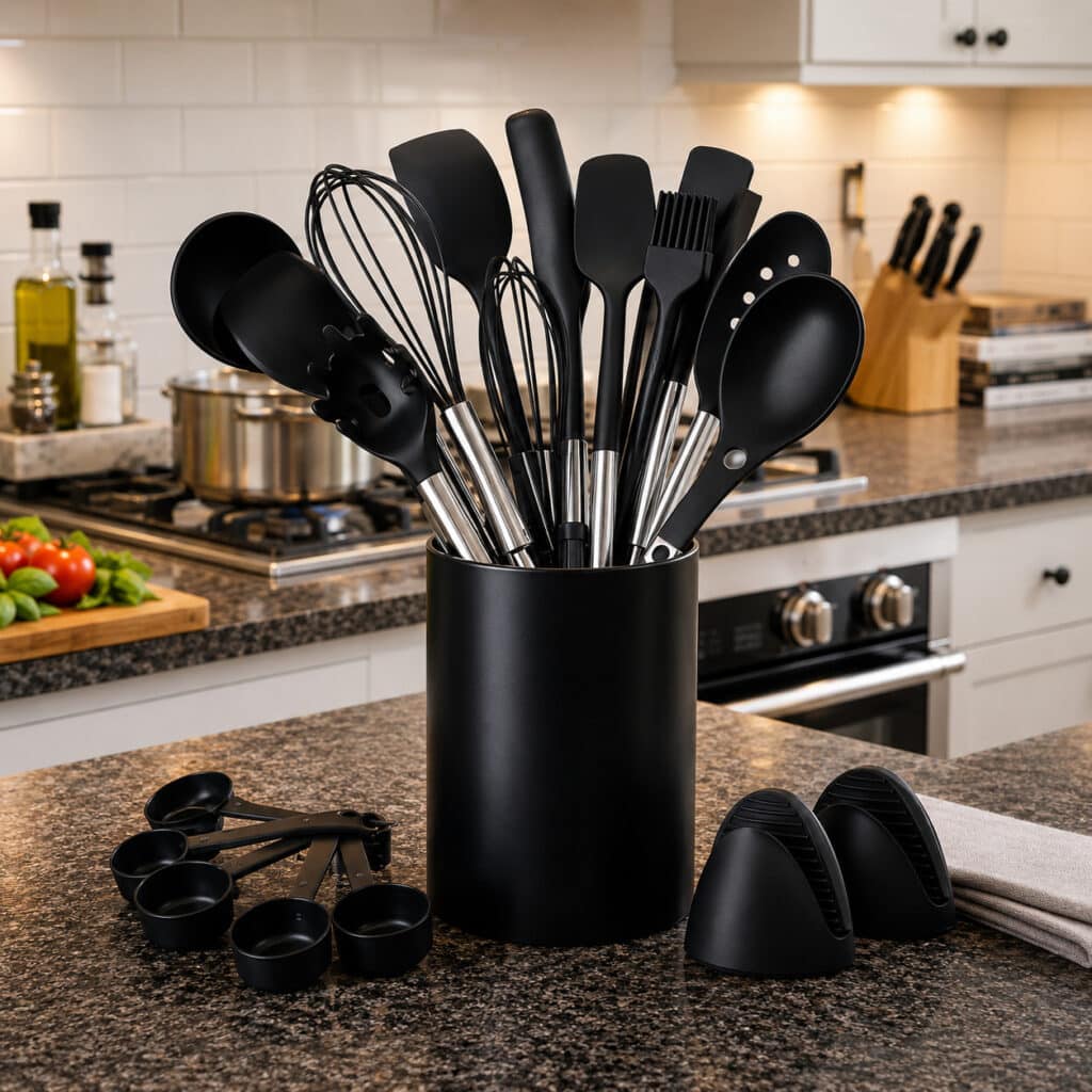 Lot de 38 ustensiles de cuisine