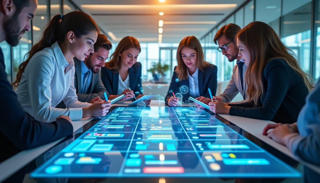 optimisez la gestion de votre checklist départ grâce à une planification collaborative efficace, facilitant la répartition des tâches complexes entre les membres de l'équipe.