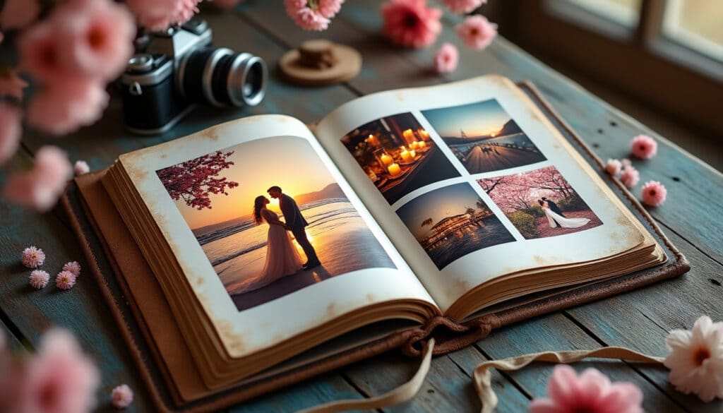 créez un album souvenir unique qui capture chaque moment précieux de votre grand séjour romantique en couple, laissant une trace indélébile de vos souvenirs partagés.