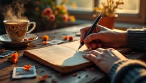 découvrez comment rédiger un journal de bord intime pour apaiser la douce nostalgie du retour, en transformant vos souvenirs en écrits apaisants et personnels.