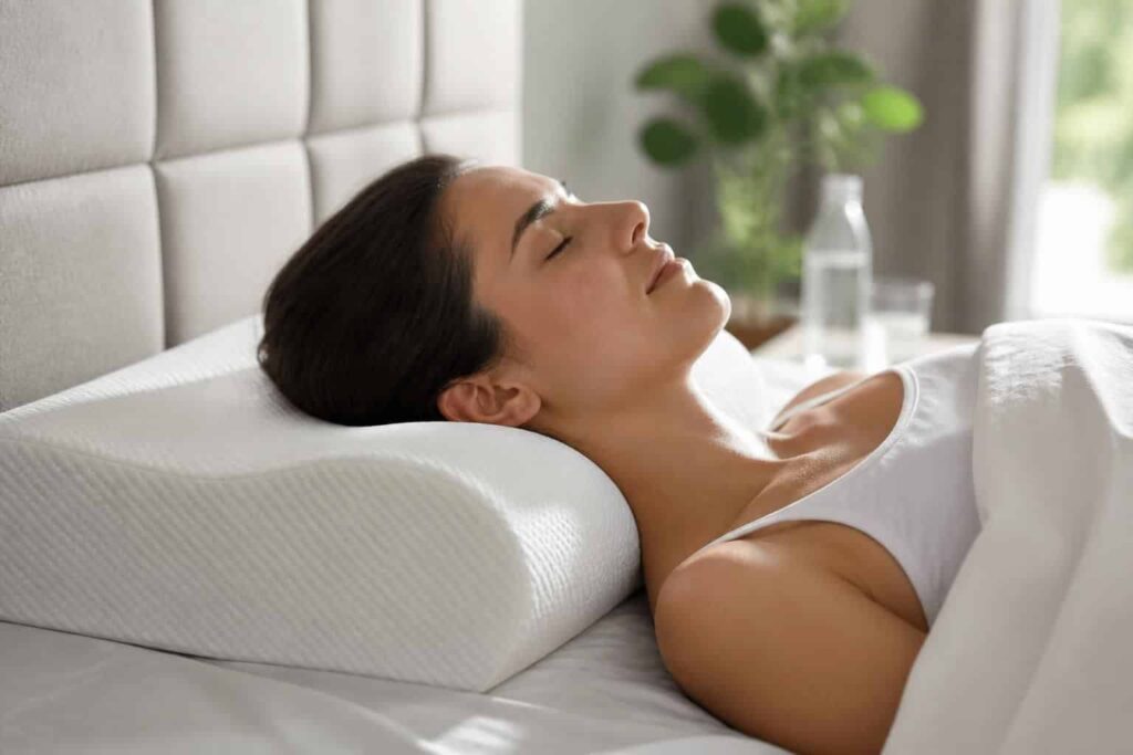 découvrez comment les oreillers ergonomiques peuvent aider à prévenir les douleurs cervicales en offrant un soutien optimal et un alignement correct de la nuque pendant le sommeil.