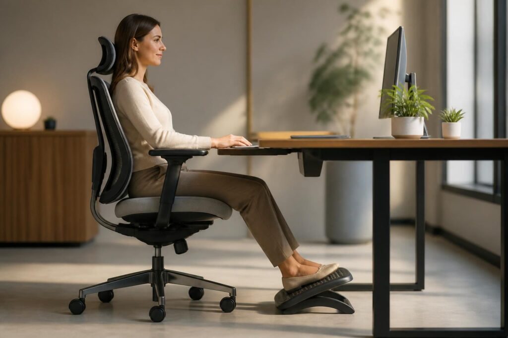 découvrez comment l'utilisation d'un repose-pieds peut contribuer à réduire les douleurs lombaires en améliorant la posture et le confort au quotidien.