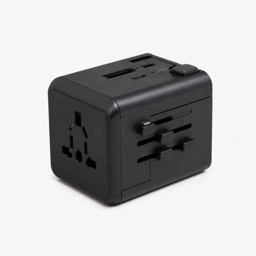 adaptateur secteur voyage universel — vue produit