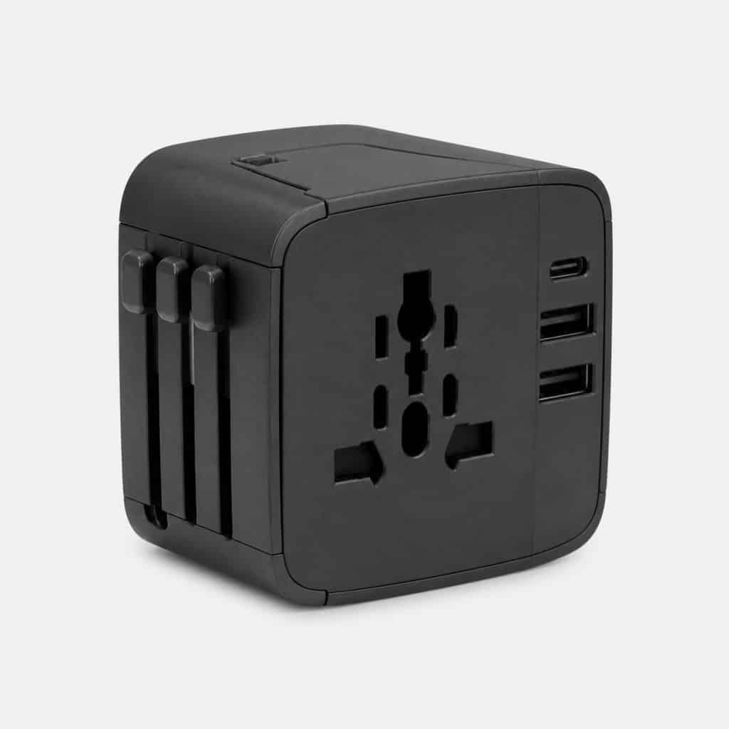 adaptateur universel voyage compact usb — vue produit