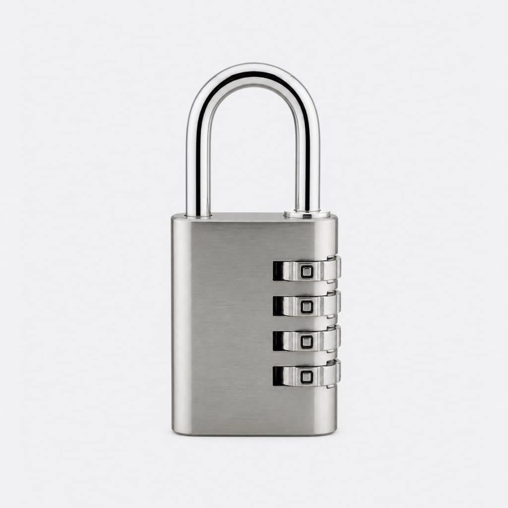 cadenas tsa a code 4 chiffres — vue produit