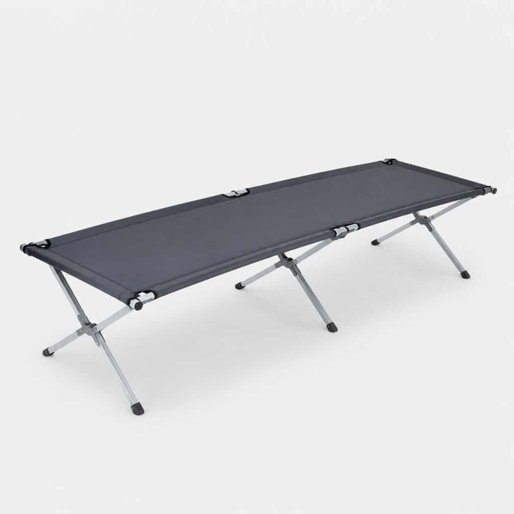 lit de camp leger pliable aluminium — vue produit