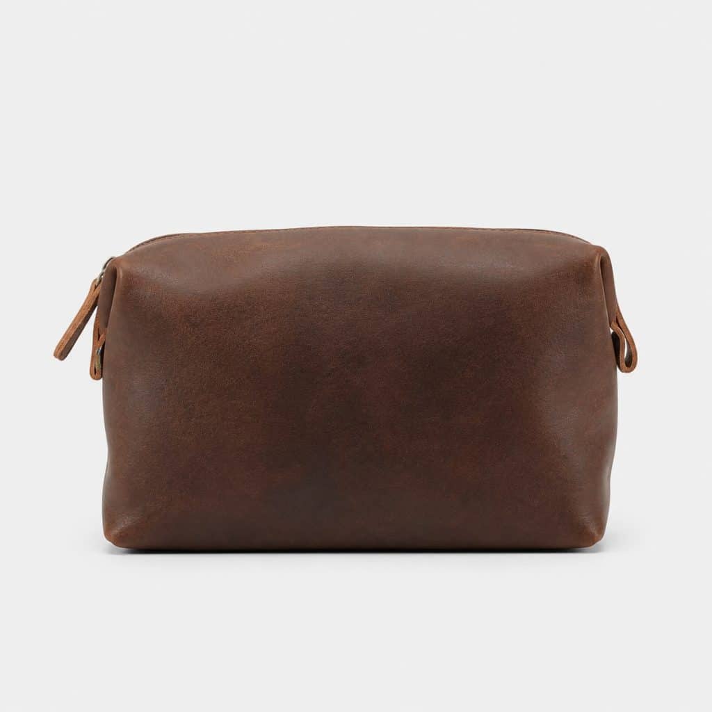 pochette voyage cuir souple — vue produit