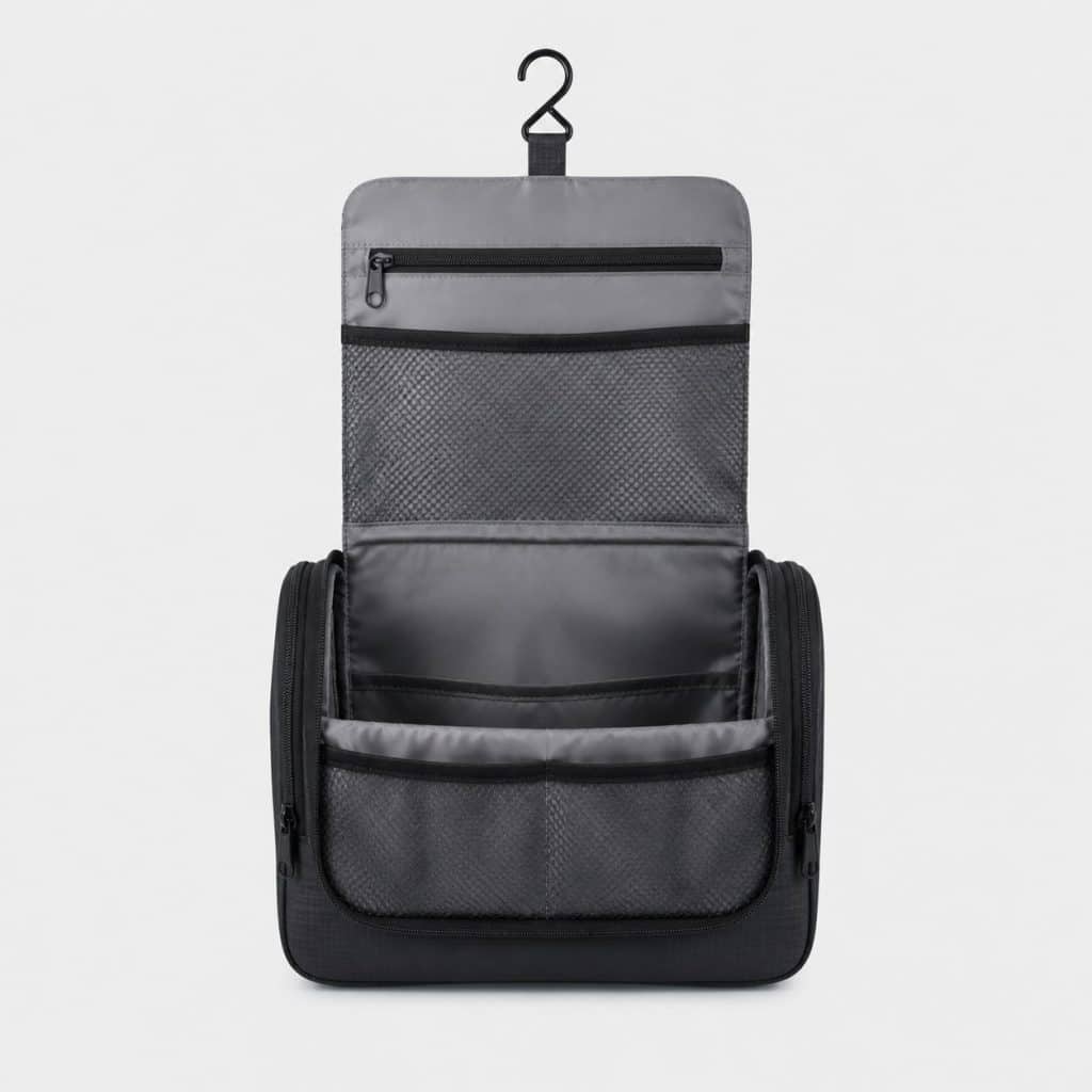 trousse de toilette compacte suspendue — vue produit