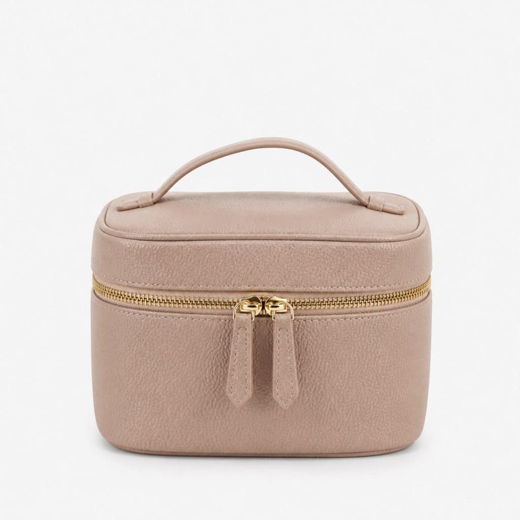trousse maquillage compacte cuir pu — vue produit