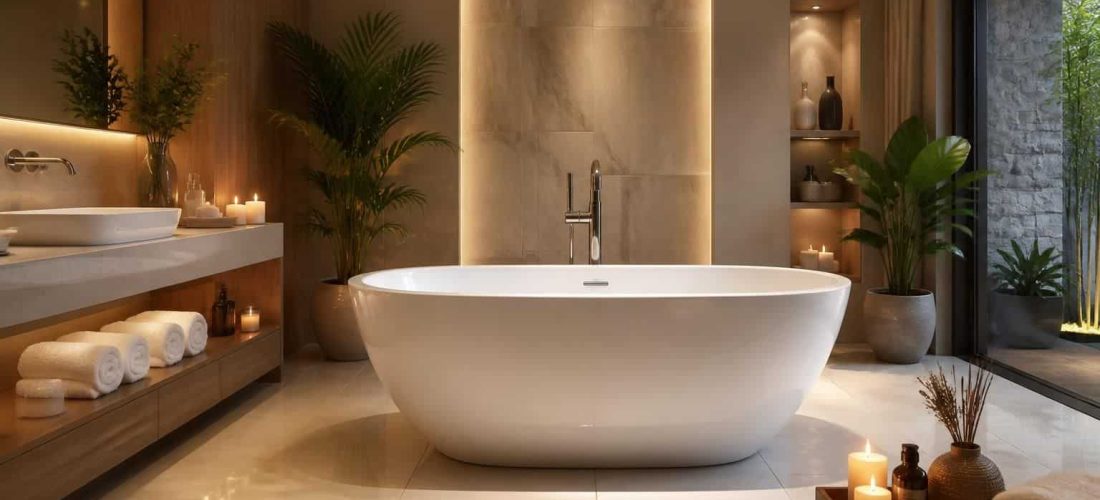 découvrez les avantages d'associer une baignoire îlot en acrylique à une ambiance spa pour créer un espace de détente élégant, confortable et apaisant dans votre salle de bains.