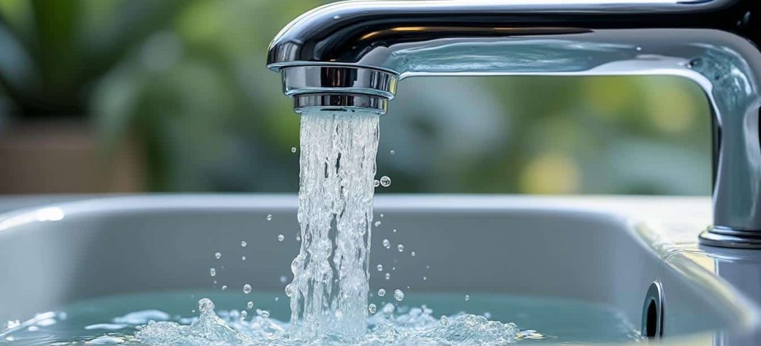 optimisez la gestion de l'eau grâce au mousseur intégré à la robinetterie, réduisant efficacement la consommation d'eau de votre pièce d'eau contrôlée.