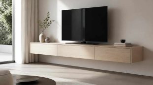 découvrez comment une liaison directe entre le meuble tv suspendu et le désencombrement visuel de l'espace au sol optimise votre intérieur en alliant design moderne et fonctionnalité.