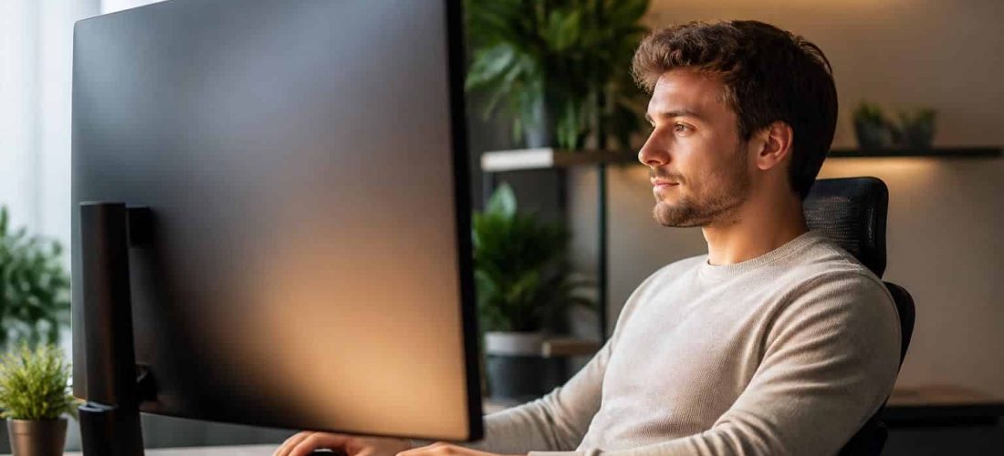 découvrez comment une liaison directe entre l'écran incurvé et la réduction de la fatigue visuelle améliore votre confort visuel et protège vos yeux lors d'une utilisation prolongée.