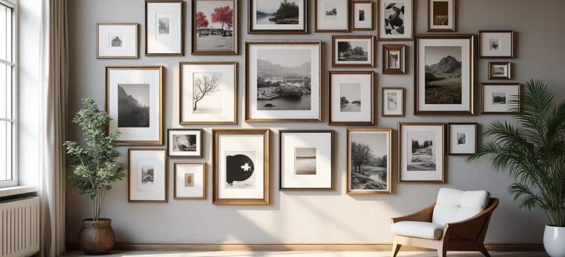 découvrez comment sublimer la hauteur de vos murs grâce à une accumulation harmonieuse de cadres hétéroclites, alliant style et originalité pour un intérieur unique.